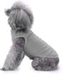 Chol&Vivi Dog Shirt, 2pcs Blank Cotton Sleeveless Apparel for Extra Small to Extra Large Dogs, Black and Grey, Medium
