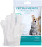 Cleaning Glove for Dog and Cat, Wipes Gloves for Pet Fur Face, Ear, Eye, Paws Cleaning Wipes, Grooming Wipes (6 Pcs)