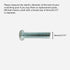 2-Pack 15" L, Ø 2.75" Cat Tree Replacement Post with M8 Bolt, Cat Tower Relacement Post, DIY Cat Scratching Post Replacement Part Pole