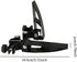 1 Vaveren Pair Fishing Chair Foot Pedals Foldable Chair Pedals Components Metal Adjustable Camping Chair Foot Rests