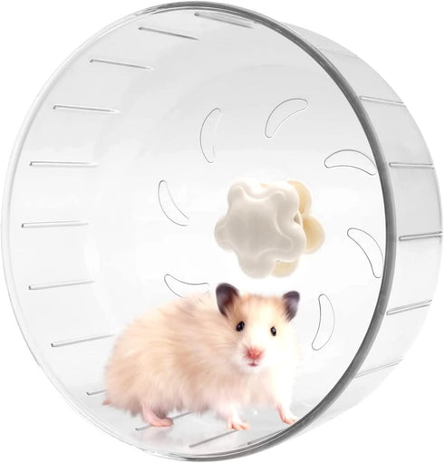 GOLDEAL 6.7 Inch Silent Hamster Wheel, Super Mute Spinner Exercise Running Wheel for Small Hamsters, Gerbils, Mice