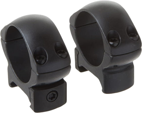 Weaver Grand Slam Steel Medium Top Mount Rings, 1-Inch, Matte Black