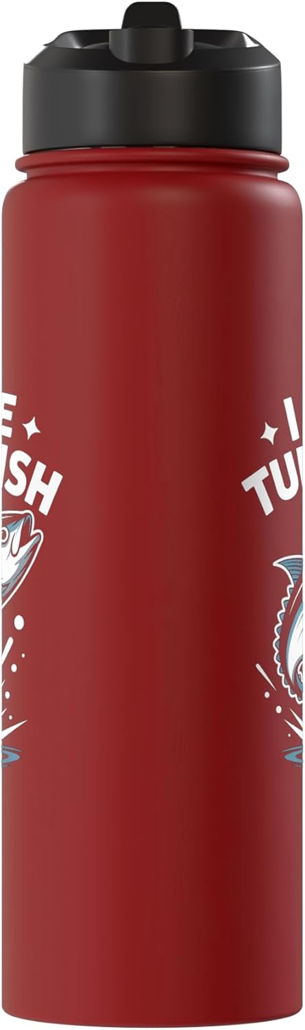 Passionate Anglers Tuna Enthusiasts Fishermen I Love Tuna Fish Bold Statement Fishing Stainless Steel Insulated Water