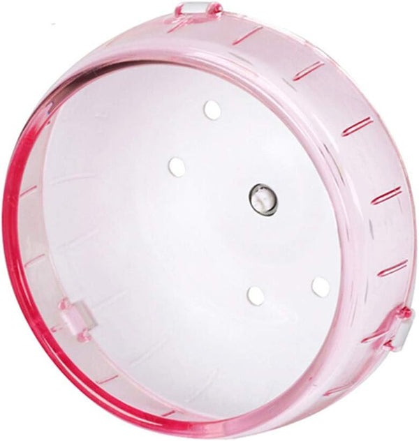 4.7 Inches Small Silent Spinner Exercise Running Wheel for Small Hamsters, Gerbils, Mice (Pink)