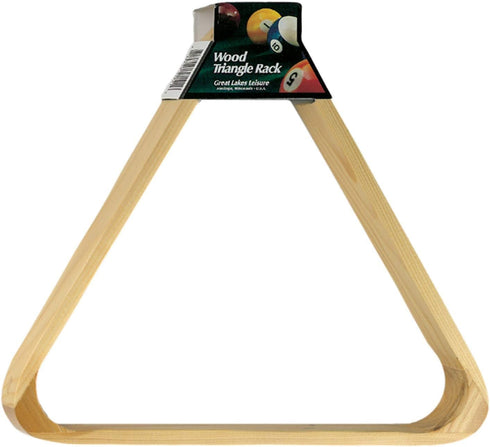 Viper Billiard/Pool Table Accessory: 8-Ball Rack, Hardwood Triangle, Holds Standard 2-1/4" Sized