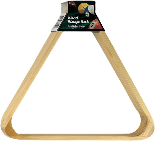 Viper Billiard/Pool Table Accessory: 8-Ball Rack, Hardwood Triangle, Holds Standard 2-1/4" Sized