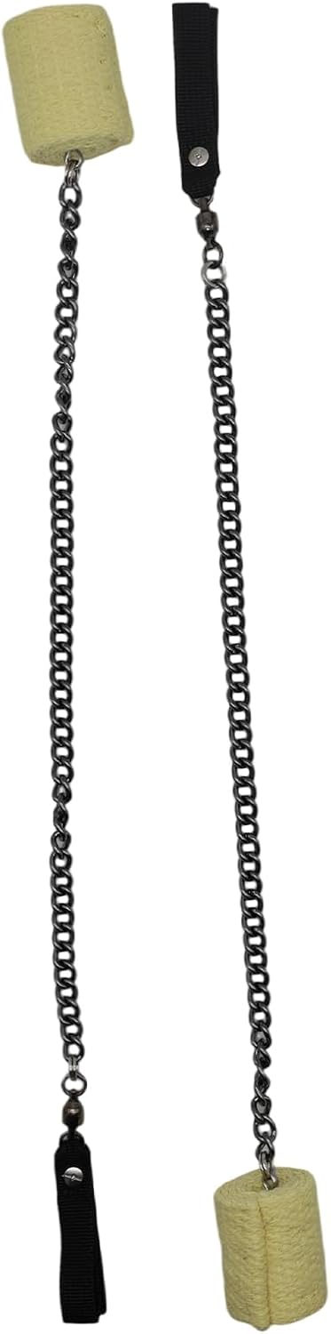 PEHHAH 50mm Performances(63cm) Fire PoiFlow, Spinning, Kevlar Wick HeadCircus, Dance Prop for Festivals