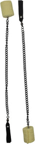 PEHHAH 50mm Performances(63cm) Fire PoiFlow, Spinning, Kevlar Wick HeadCircus, Dance Prop for Festivals