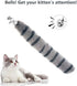 LASOCUHOO Cat Worm Toys, 3 Packs Interactive Cat Wand Replacement, Wand Refill Attachments for Indoor Cats