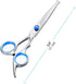 Dog Grooming Scissors - Heavy Duty Titanium Stainless Steel Pet Hair Scissors with Safety Round Tips