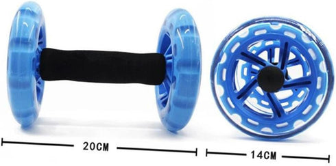 Weight Loss Equipment Exercise Roller and Small Dumbbell Weights, Home Dumbells Fitness Wheel Equipment