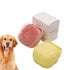 Dog Brush – Cat Brush – Shampoo Dispensing Scrubber – Soft Silicone Design for Grooming, Deshedding, Pink
