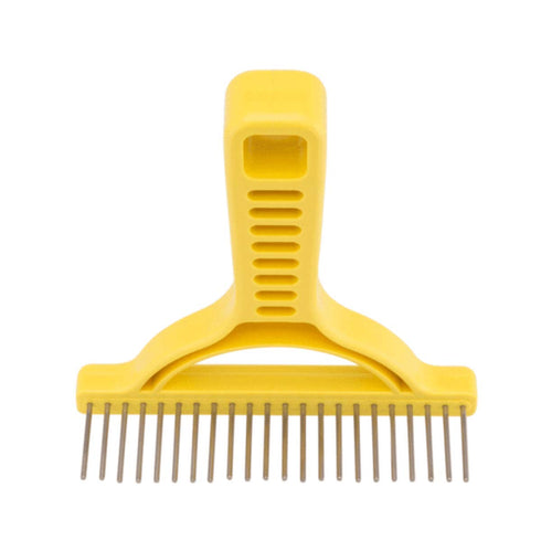 The Untangler Rakes for Grooming and Shedding, Silky Smooth Rotating Teeth for Loose Hair