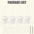 Ajqxh 4Pack 8 Crab Trap for Fishing Pole with Loops,Crab Snare Traps for Dungeness/Blue Crabs/Rock Crab, Crab Snare