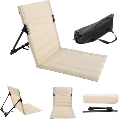 AugustknowU Camping Chair with Full Back Support and Comfortable Padding for Outdoor Adventures with Frame and Water