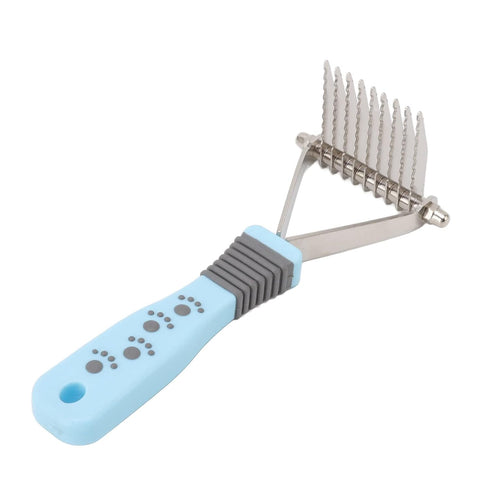 PODSJD Set 8 1 Dog Brush Comb in Multifunctional Pet Grooming Kit with Nylon & Stainless Steel Teeth - Detangles