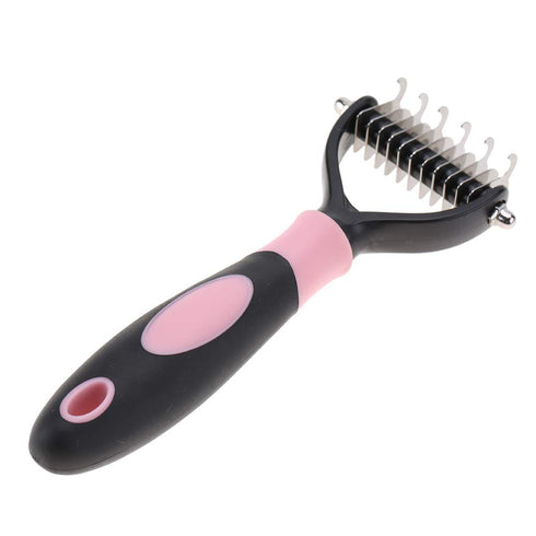 Fdit Pet Comb - 2 Sided Professional Knot Comb Brush for Dog Cleaning, Hair Removal, Grooming Tool