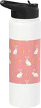 Patternado Studio Cute Bunny Carrot Soft Minimal Animal Spring Design Stainless Steel Insulated Water