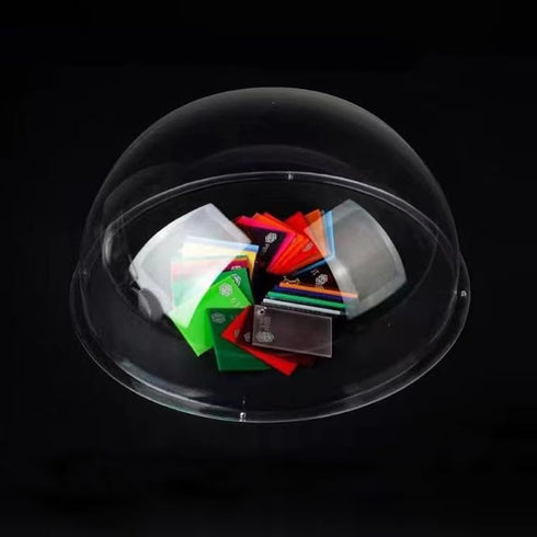 3.15inch Clear Acrylic Replacement Dome Cover for Security Camera Housing, Pet Dog Fence Window
