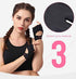 7150282 Anser Woman Half Finger Girl Short Fingerless Gloves for Indoor Yoga Gym Fitness Body Building Training