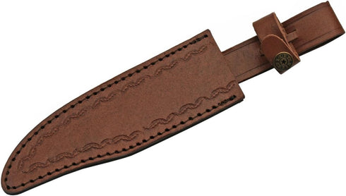 SZCO SUPPLIES Mountain Lion Hunter Bowie Knife 12.25" Black Handle (203421-BK)