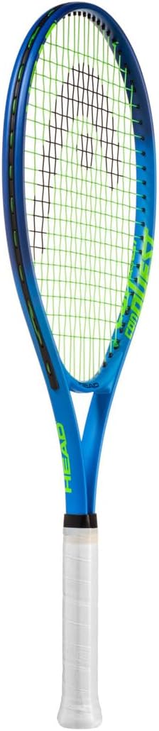 HEAD Ti. Conquest Tennis Racket - Pre-Strung Head Light Balance 27 Inch Racquet, 4 3/8 in Grip, Blue