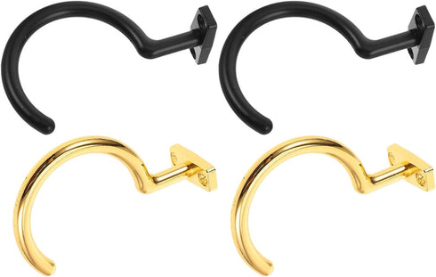 PRETYZOOM Pool Cue Storage Hooks Wall Mounted Metal Pool Table Side Cue