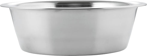 HB Pet Feeder Stainless Steel Dog Bowls Replacement, 8.25" Diameter, 2.8" Height for Raised Feeders (Double Pack)