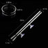Shrimp Feeding Tube and Dish, Clear Crystal Glass Shrimp Feeder Tube Tray for Aquarium (10")