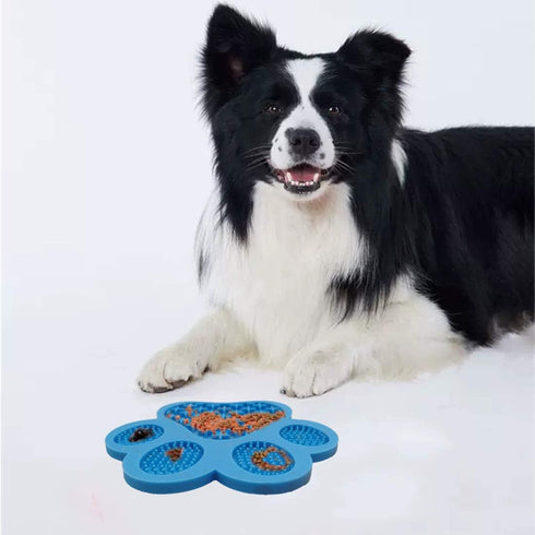 Dog Lick Pad - Washing Distraction Device, Slow Eating Mat for Pet Licking Peanut Butter, Grooming Training
