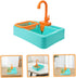 Interactive Parrot Bath Tub Toy - Automatic Shower Box for Birds