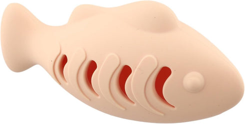 Shophubio Interactive Fish-Shaped Cat Toy Feeder, Silicone Food Dispenser for Indoor Cats, Engaging