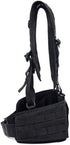 Tactical Padded Battle Belt with Detachable Suspender Straps for Army Training and Outdoors Duty