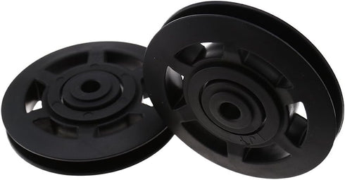 SING F LTD 2X Bearing Pulley Wheel, Cable Gym Equipment 95mm