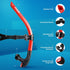 ZIONOR Snorkel Lap Swimming Training Diving Snorkeling, Comfortable Mouthpiece, One-Way Purge Valve for Pool