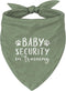 YJIKRTVT Baby Security in Training Dog Bandana,Green Adjustable Triangle Dog Scarf, Dogs Pregnancy