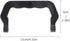 Zerodeko 10Pcs Pet Cage Handles, Black, Portable Plastic, Easy Install, Comfortable to Hold, Replacement Parts for Dog, Cat, Rabbit, Hamster, Bird Cages