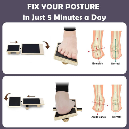 Ankle Balance Board for Stability & Strength Training Single Leg Balance Board Wobble Board Balance Trainer for Ankle