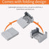 Folding Portable Stove - 95 x 75mm Solid Fuel Camping Stove for Outdoor Cooking