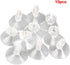 10 Pcs Aquarium Suction Cups, Suction Cup Clips with Ultra Strong Suction Force, Reusable Airline Tube Clips Holders Small Suction Cups for Fish Tank, Aquarium Airline Tubing/Hose(Clear)