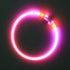 BSEEN Light Up Dog Collar - Rechargeable LED Waterproof Glowing Pet Collar for Night Walking (Pink 70cm)