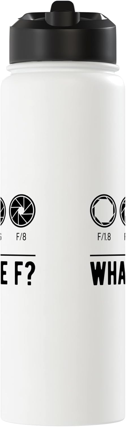 Photographer Photography Camera Lens Aperture Gift Photography Aperture Camera Lens What the F Photographer Stainless