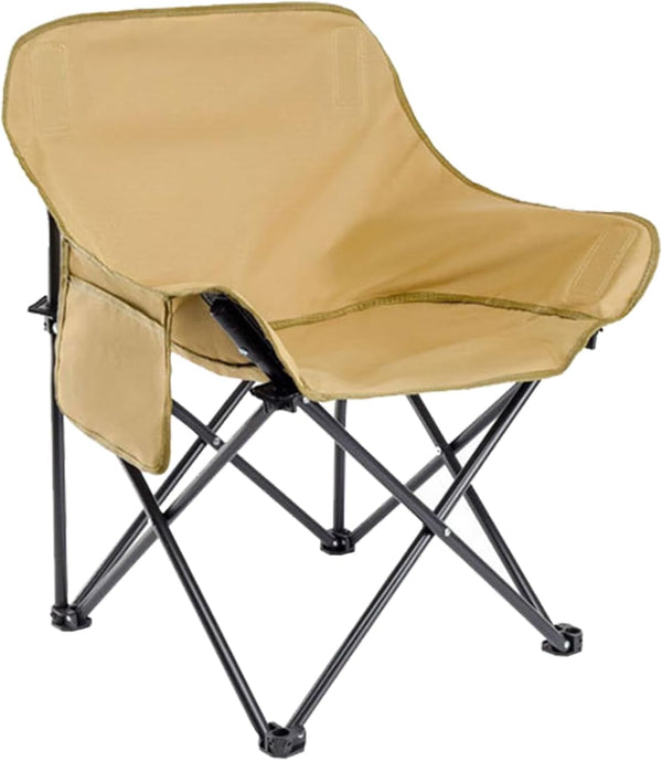 CTESNELightweight & PortableFolding Camping Chair 2.2lbs, Outdoor Chair with Side Pocket &