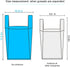 mavere 100 Odor Sealing Cat Litter Poop Clump Pick-Up Bags with Handles Scoop Tie Bags Dog Waste Bag, Leak Proof Pet