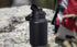 Half Gallon Insulated Water Bottle Jug, 64 oz Stainless Steel Sports Flask with Handle, 2 Lids, Army Green