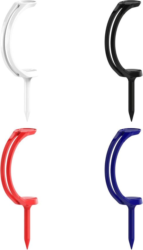SANDIAN Plastic Golf Tees, Semicircular Design for Better Accuracy, Unbreakable, Anti-Hook, Anti-Slice