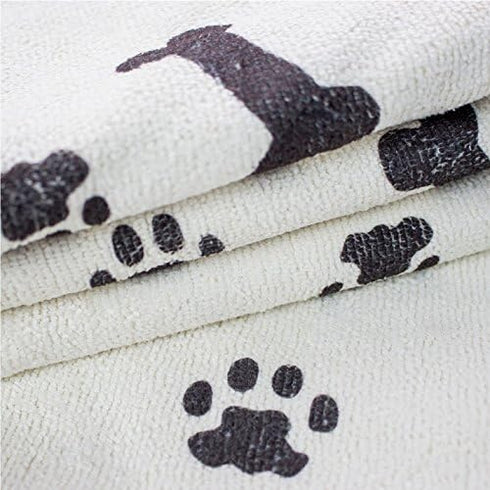 Zwipes 779 Microfiber 5-Pack Small Pet Cloths, Soft Terry Drying Cleaning Towels (Size: 16" x 16")