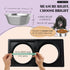 25oz Stainless Steel Dog Bowls Set, 2 Pack Replacement Bowls for Stand, 3.1 Cups Metal Dog Water Bowl