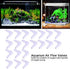 TOPINCN 20pcs L Shaped Aquarium Hose Connector, Air Hose Adapter, Volume Control Valve