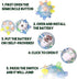 Arinda Jumping Activation Ball for Dogs, Flashing Ball with Light and Sounds, Jumps Automatically
